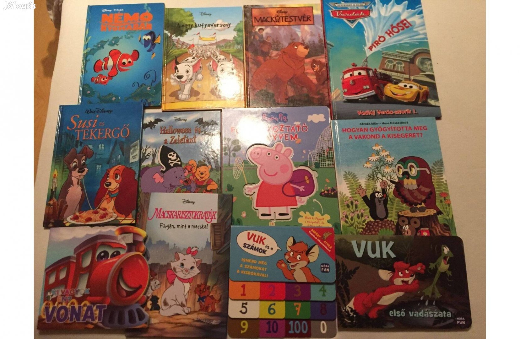 Disney, Kisvakond, Vuk, Verdák, Peppa Pig mesék