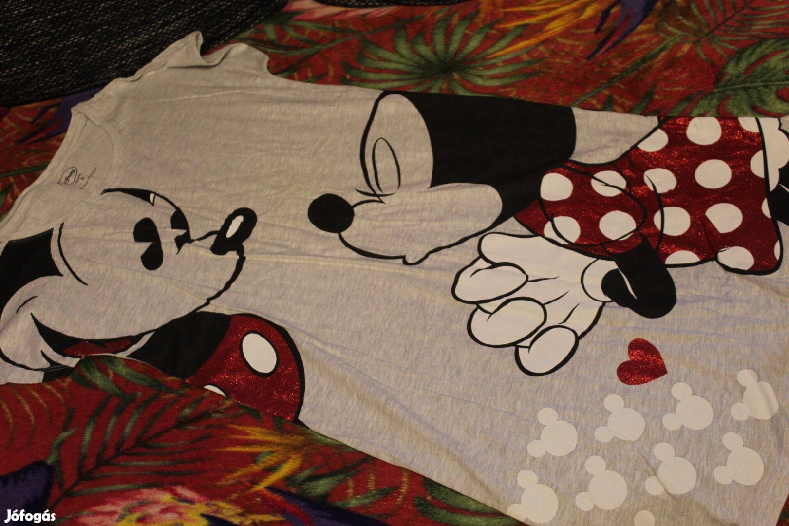 Disney, Minnie es Mickey noi ruha szurke alapon, S, Uj