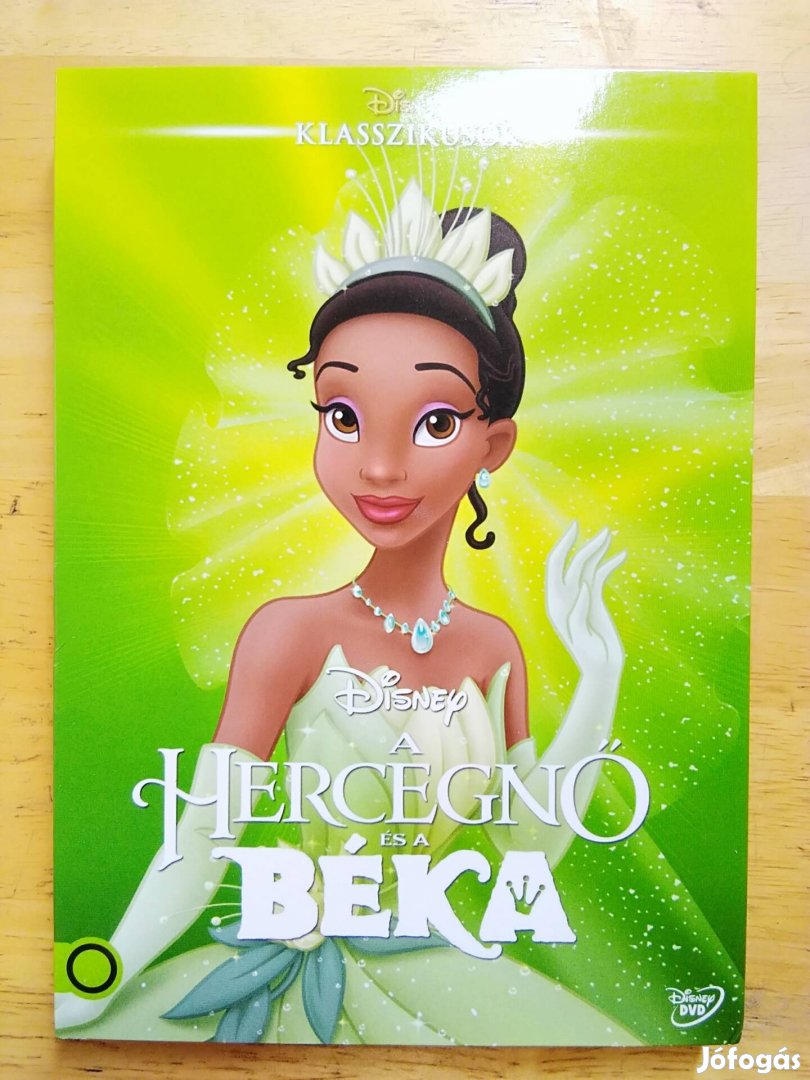Disney - A hercegnő és a béka papirfeknis újszerű dvd 