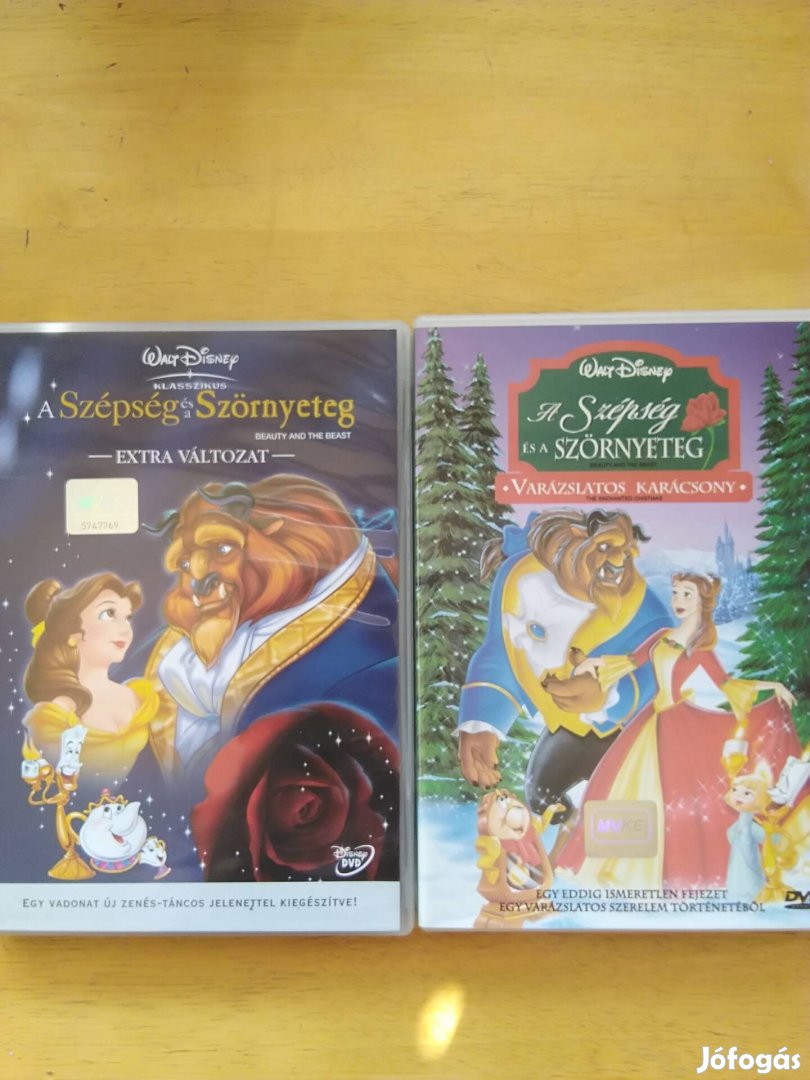 Disney - A szépség és a szörnyeteg + Varázslatos karácsony dvd 