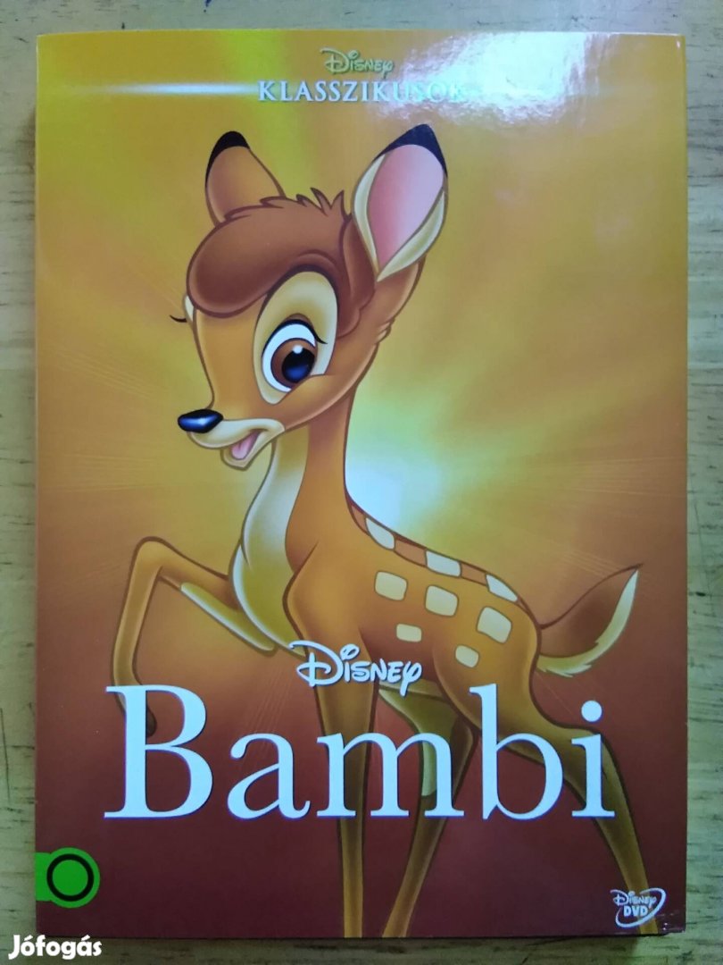 Disney - Bambi papirfeknis újszerű dvd 