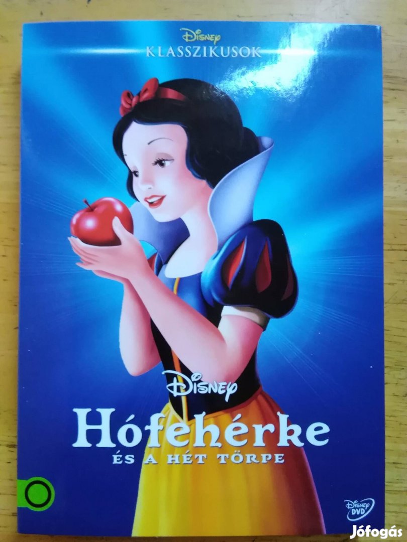 Disney - Hófehérke és a hét törpe papirfeknis dvd 