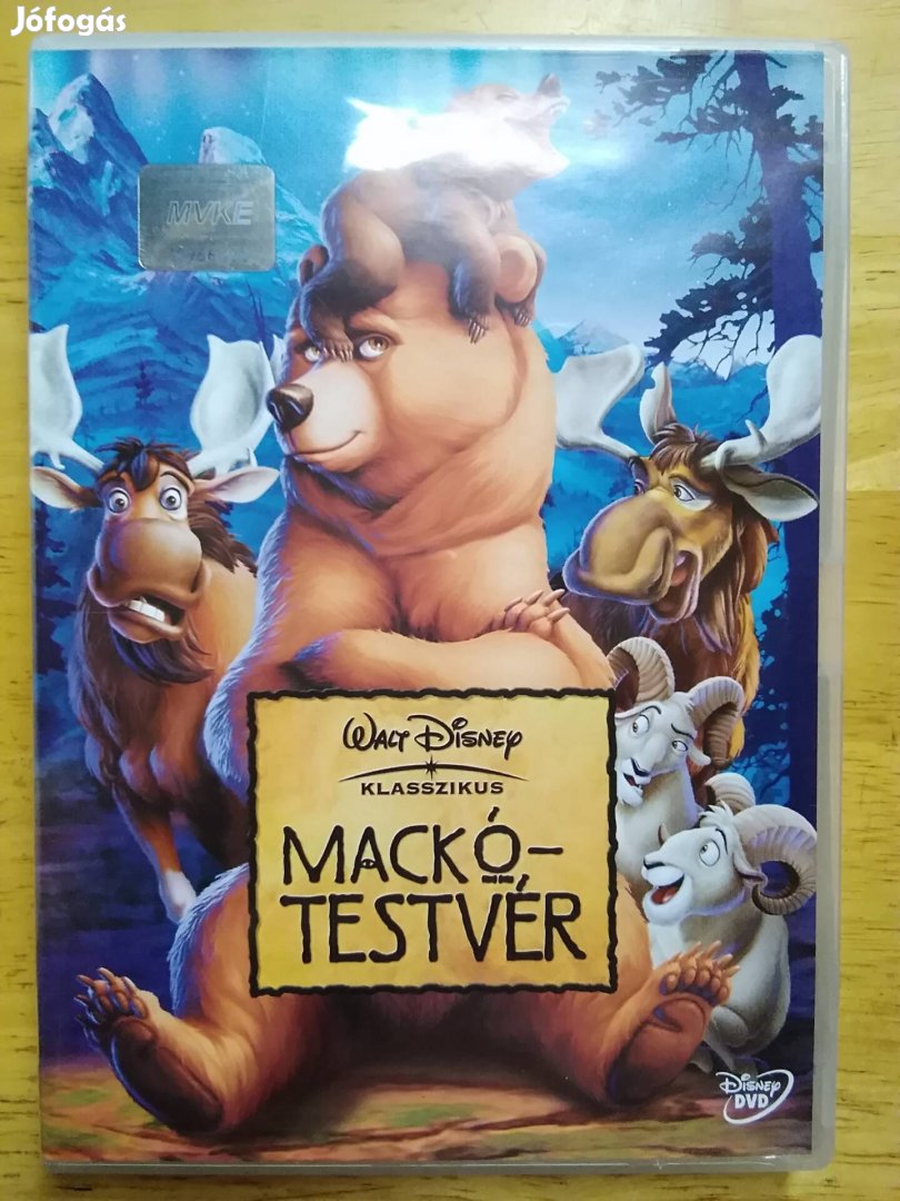 Disney - Mackótestvér 1-2 újszerű dvd 