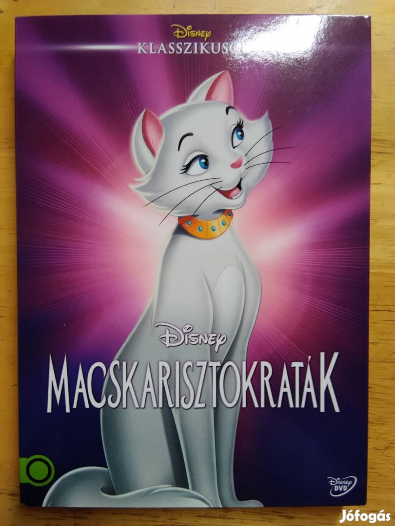 Disney - Macskarisztokraták újszerű papírfeknis dvd
