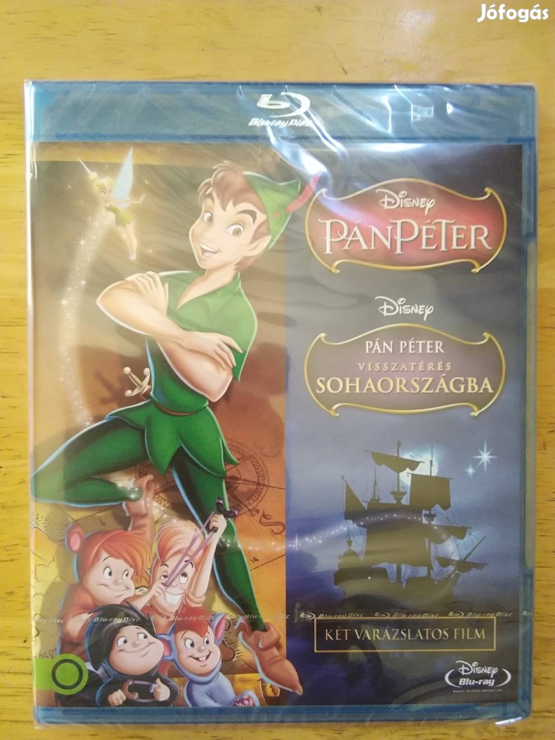 Disney - Pán Péter 1-2 duplalemezes blu-ray Új 