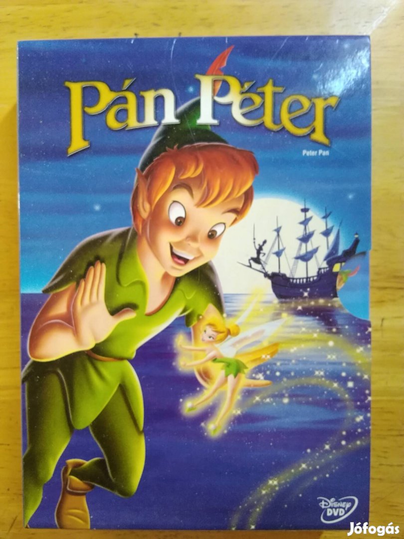 Disney - Pán Péter 1-2 papirfeknis újszerű dvd 