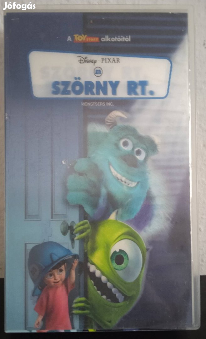 Disney - Pixar :Szörny Rt. VHS kazetta eladó 