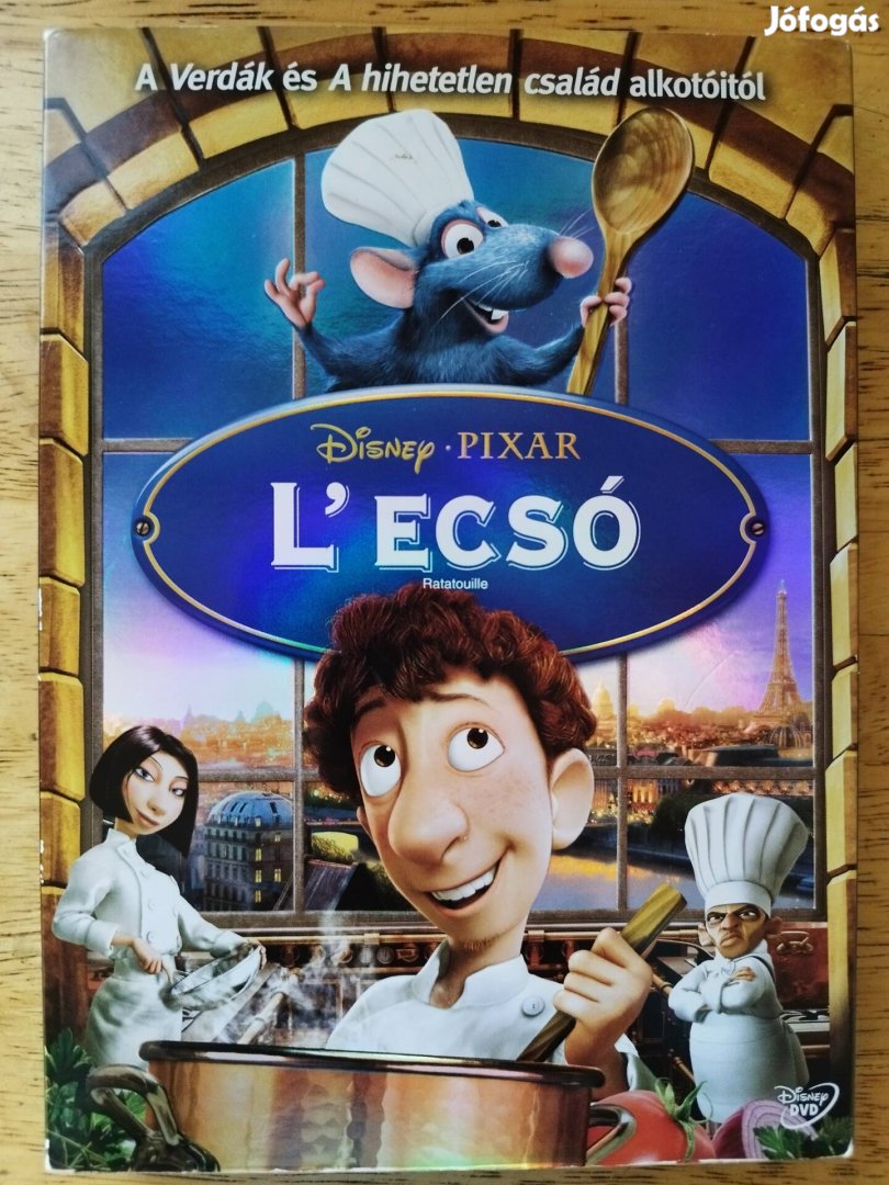 Disney - Pixar - Lecsó papírfeknis dvd