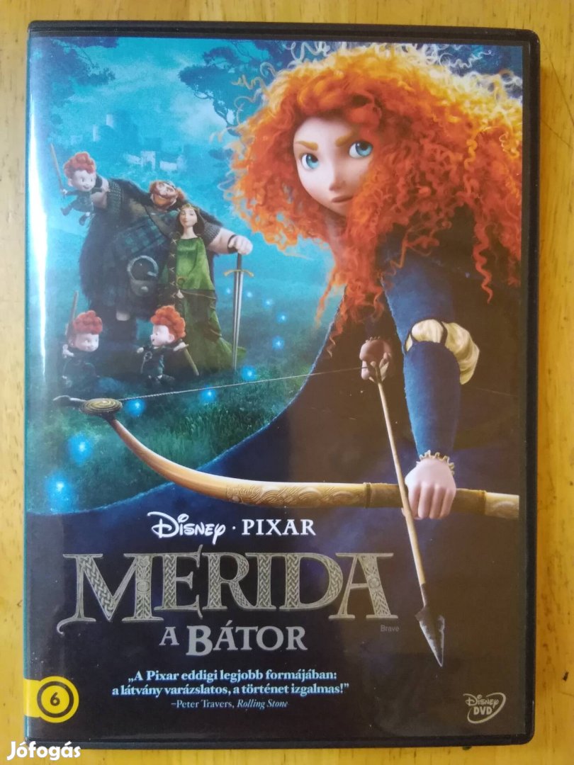 Disney - Pixar - Merida a bátor újszerű dvd 