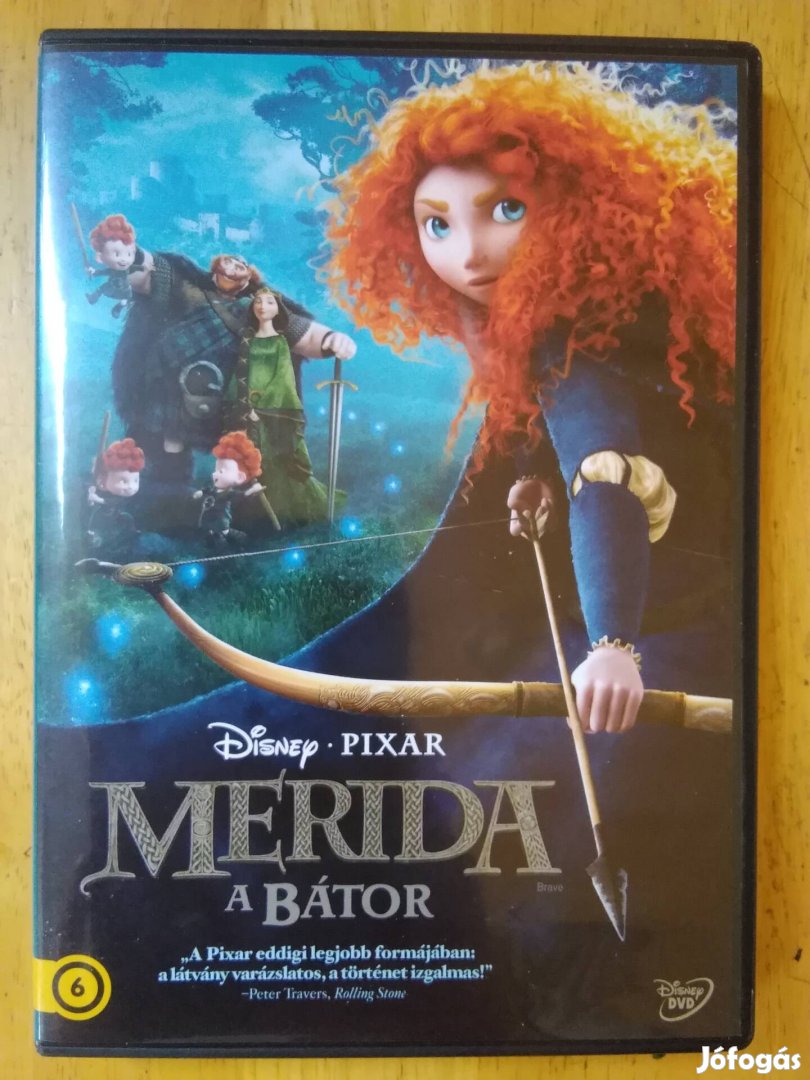 Disney - Pixar - Merida a bátor újszerű dvd
