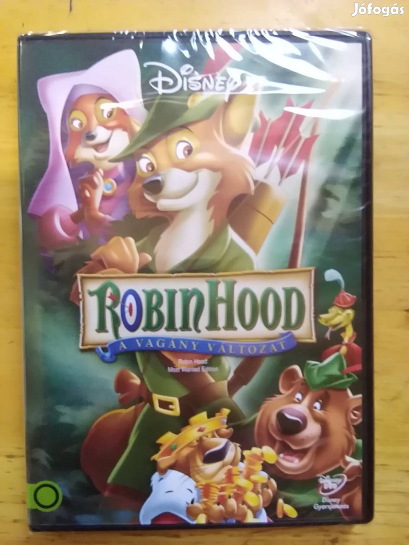 Disney - Robin Hood dvd Új 