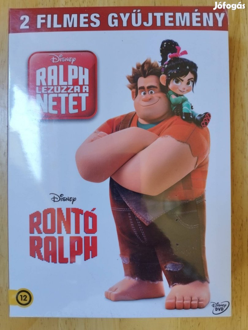 Disney - Rontó Ralph 1-2 dvd Új 