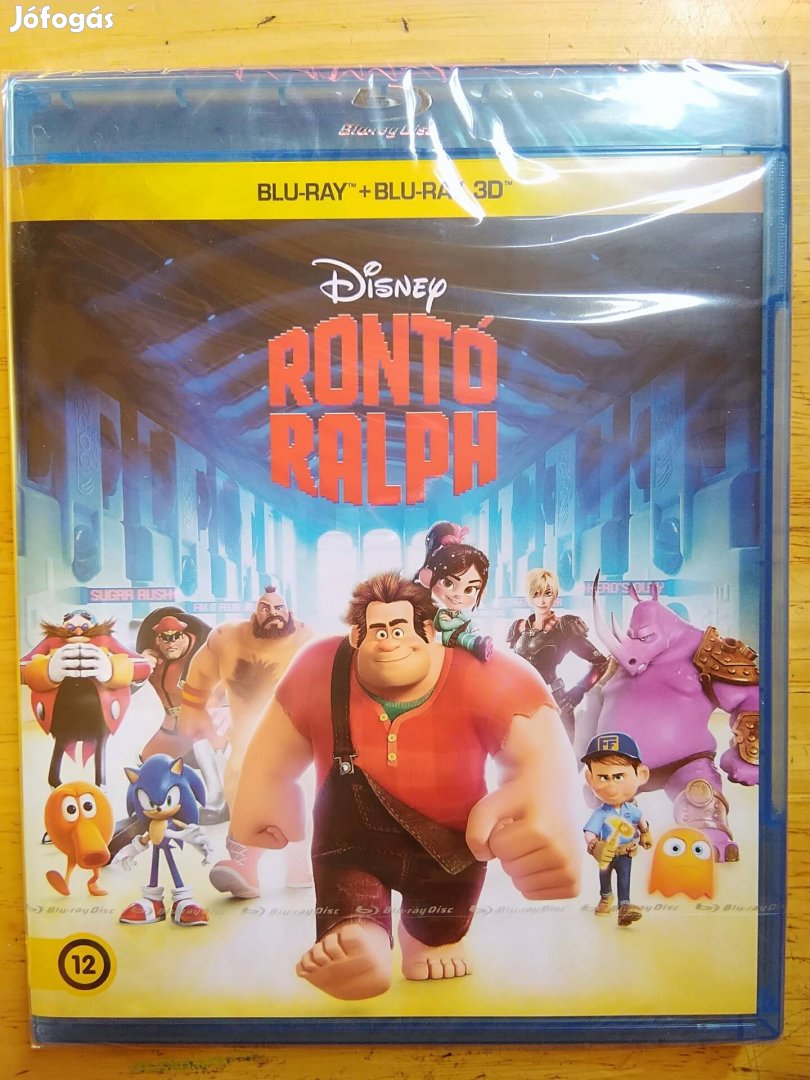 Disney - Rontó Ralph 3D + 2D blu-ray Bontatlan 