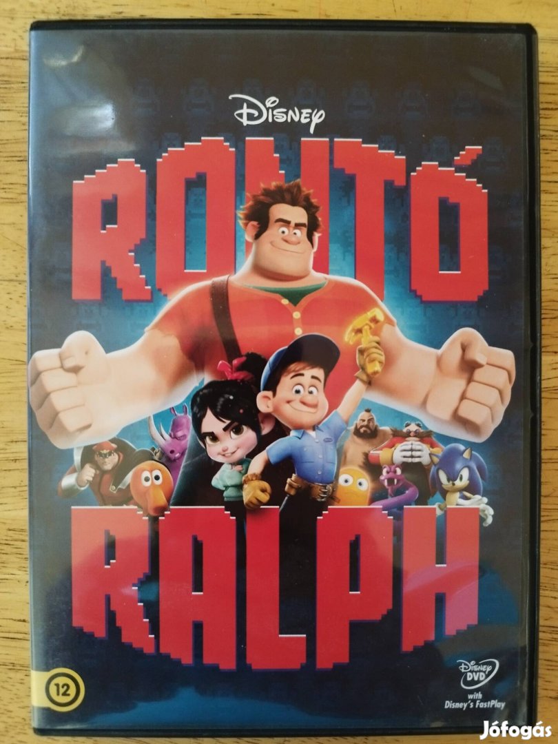 Disney - Rontó Ralph újszerű dvd 