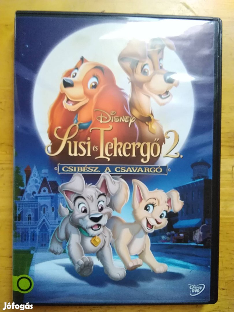 Disney - Susi és Tekergő 2 újszerű dvd 