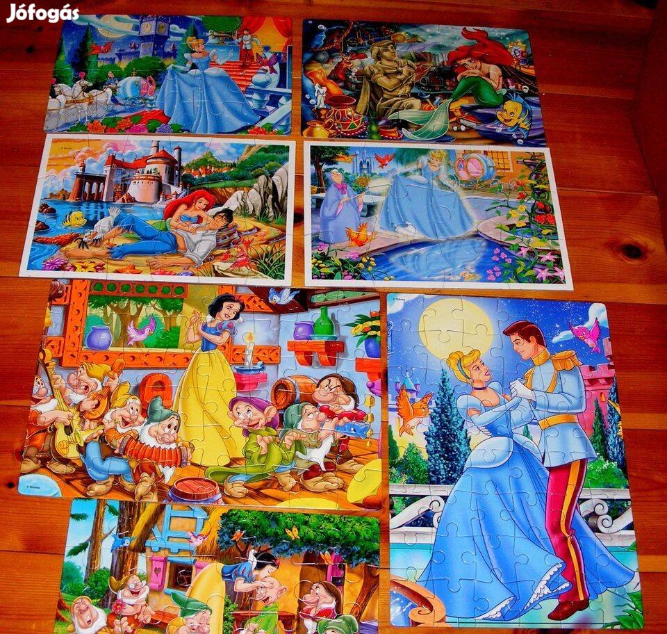 Disney hercegnők 10 db-os puzzle Győrben eladó