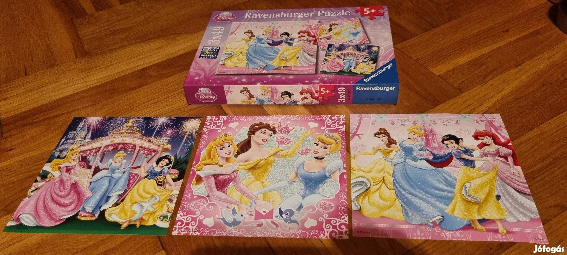 Disney hercegnők 3x49 darabos puzzle 