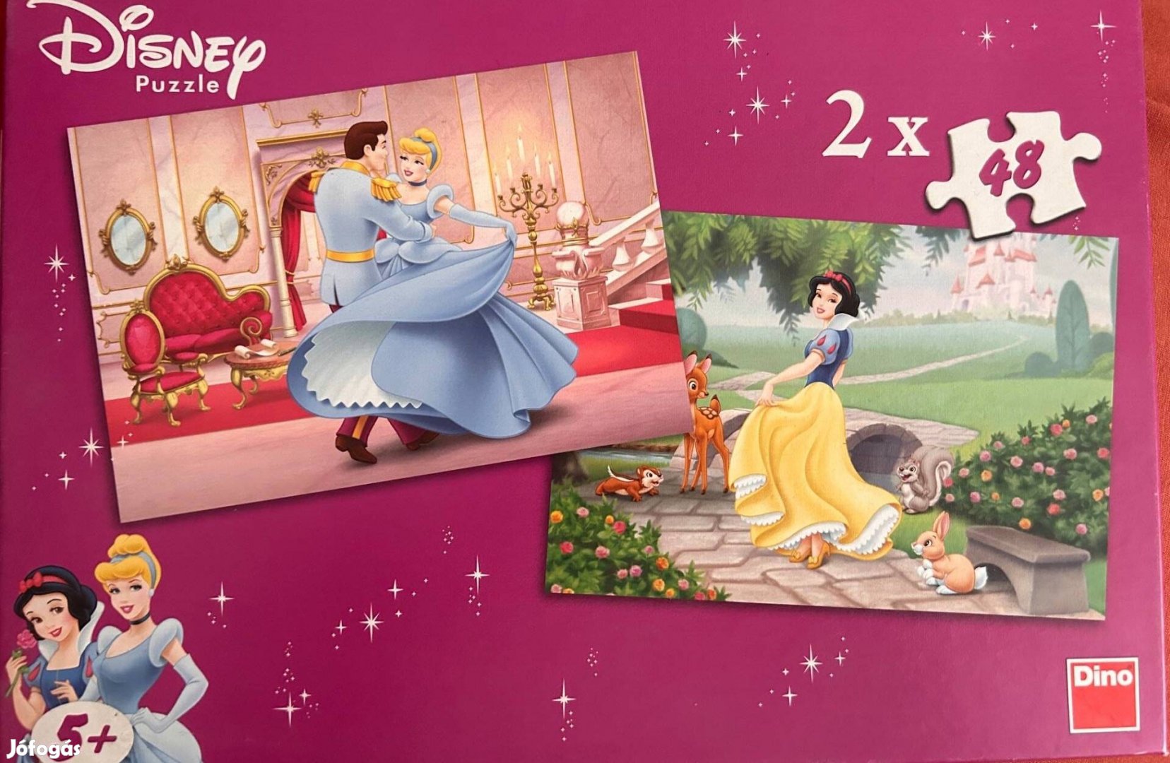 Disney hercegnős puzzle 2db 48db-os 5+