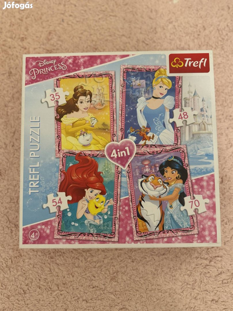 Disney hercegnős puzzle 4+