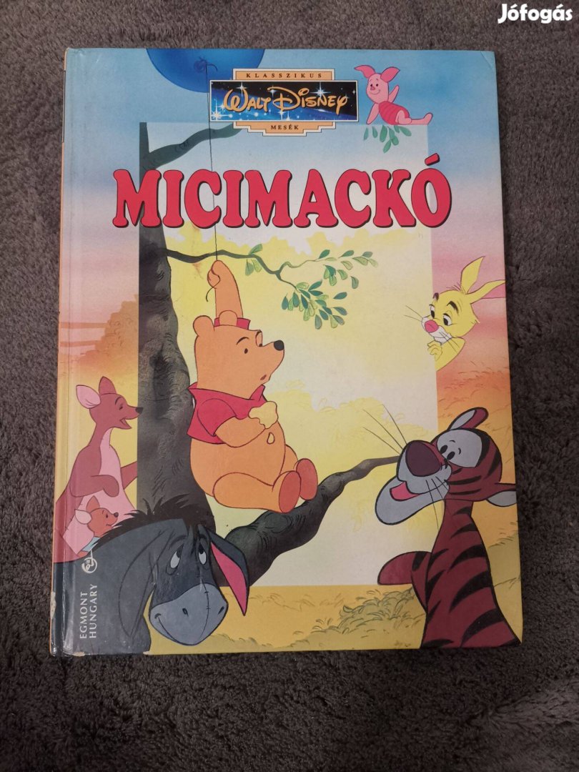 Disney klasszikus sorszámozott mesekönyv - Micimackó ritka borító