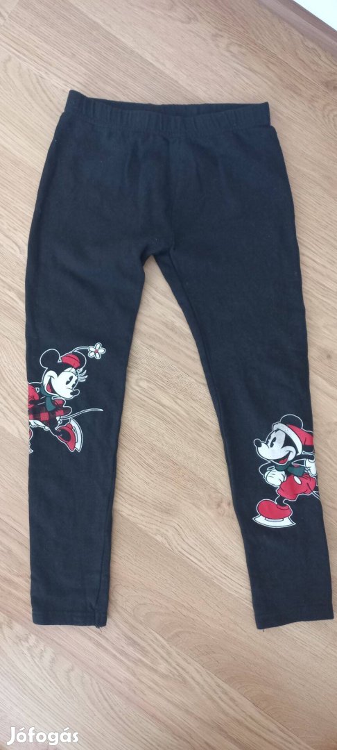 Disney melegebb fekete Mickey leggings, 128-as