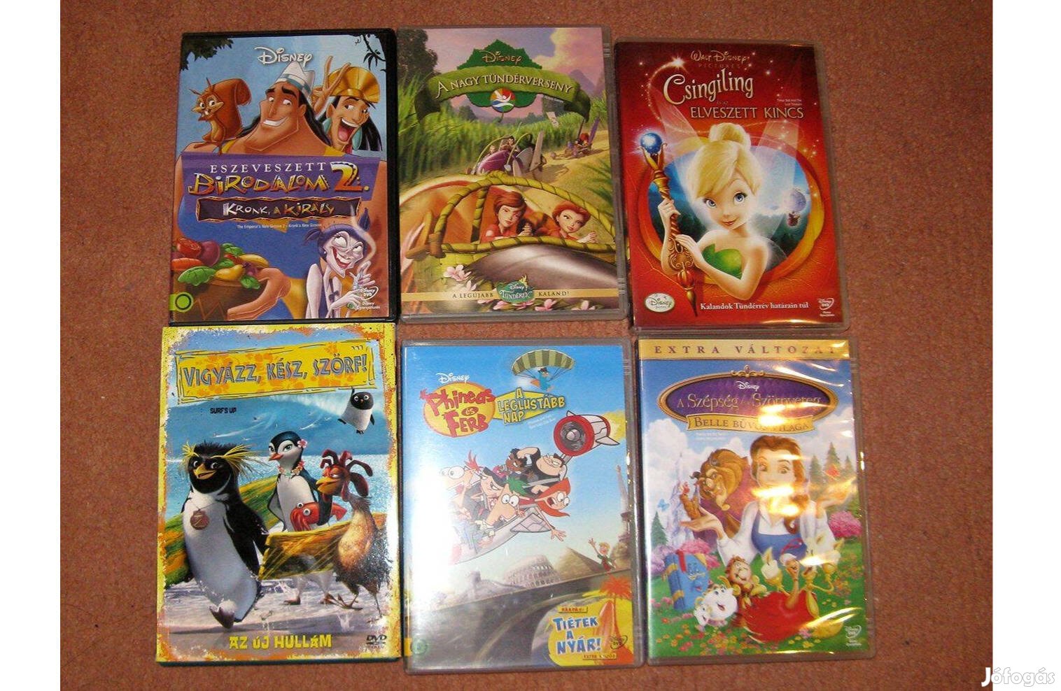 Disney mese DVD2 darabja 1500 Ft