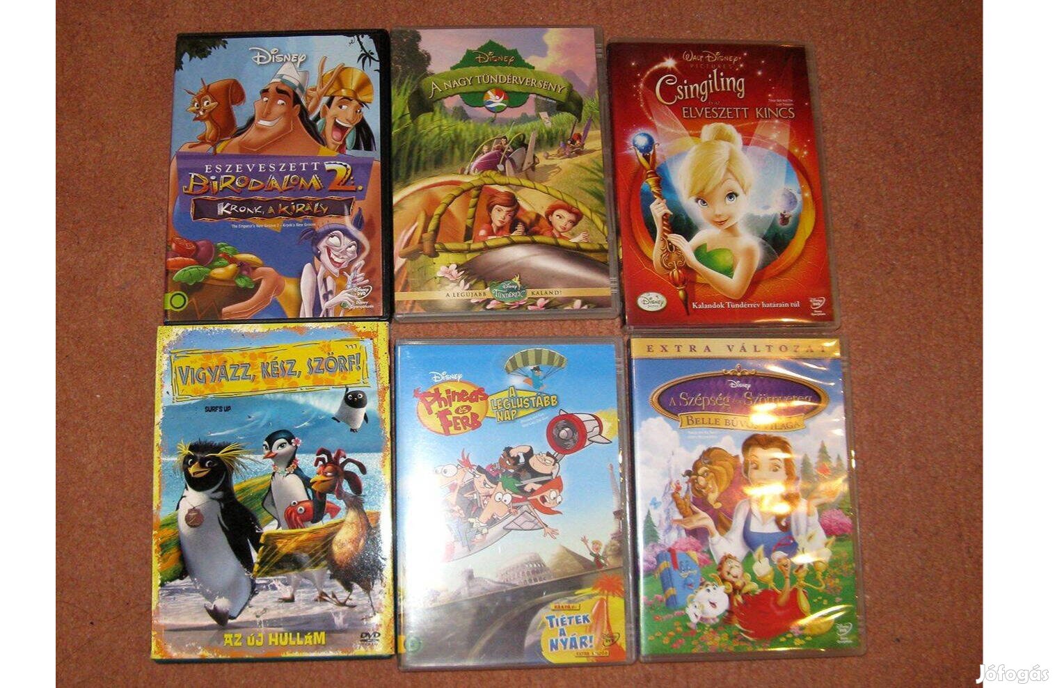 Disney mese DVD2 darabja 1500 Ft