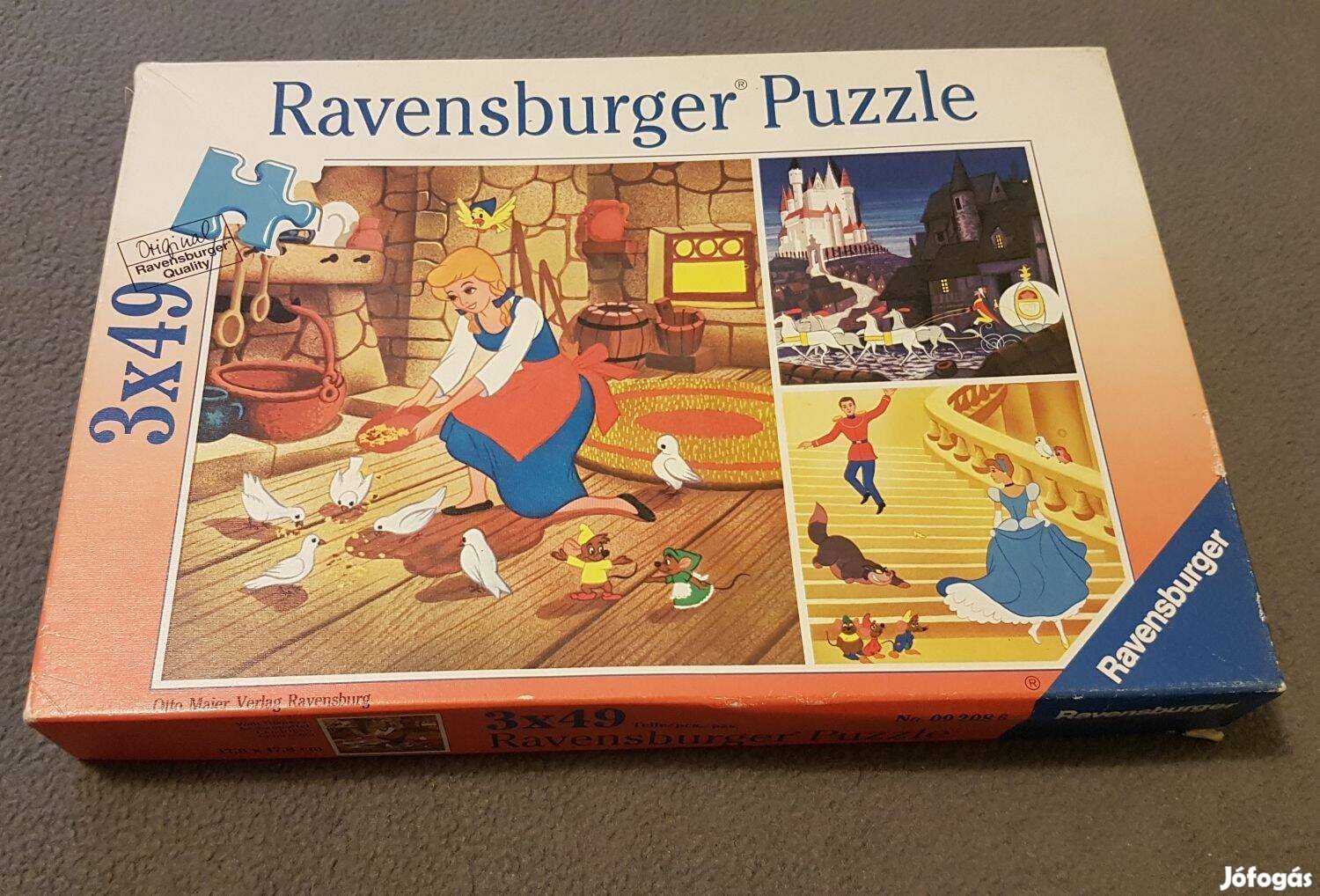 Disney mese puzzle csomag - Hamupipőke (Ravensburger), Hófehérke