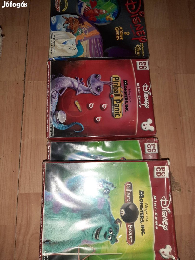 Disney pc cd játékok újak bontatlan