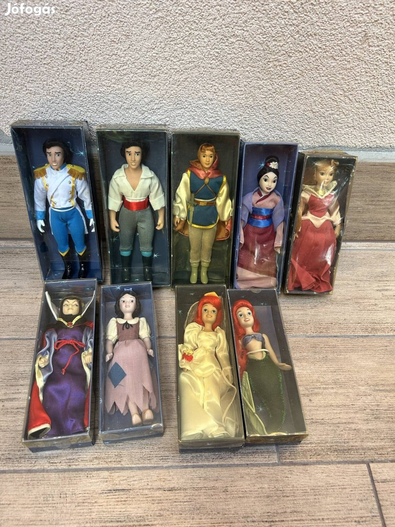 Disney porcelán hercegnő, herceg babák