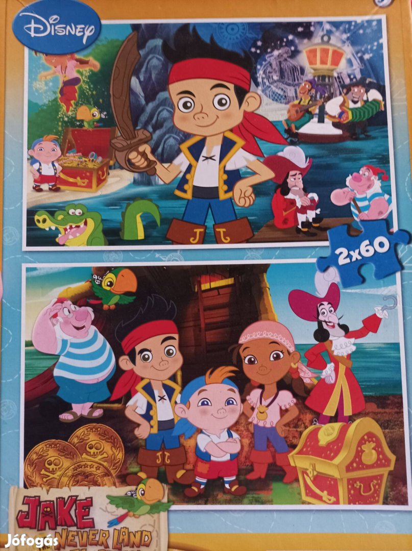 Disney puzzle 2x60 Jake és a kalózok