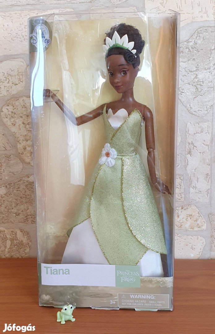 Disney store Tiana baba béka figurával