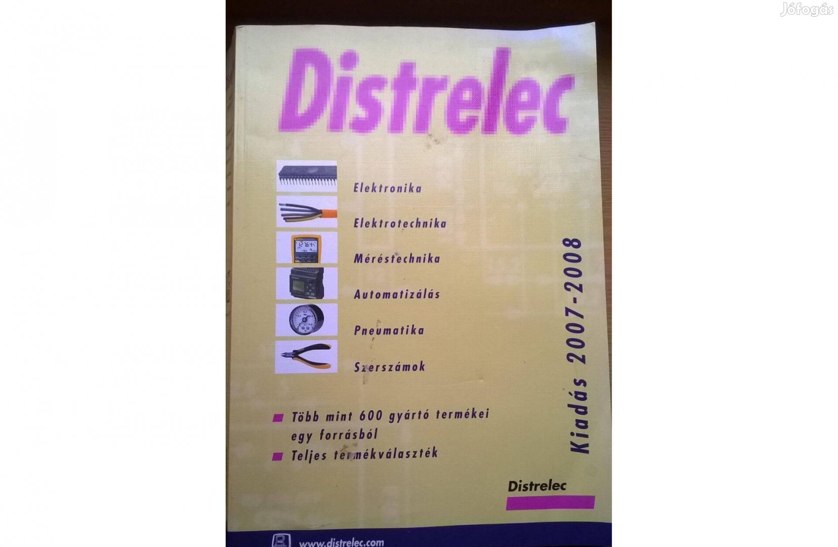 Distrelec Electronikai nagykatalógus , 2007-2008, magyar nyelvű