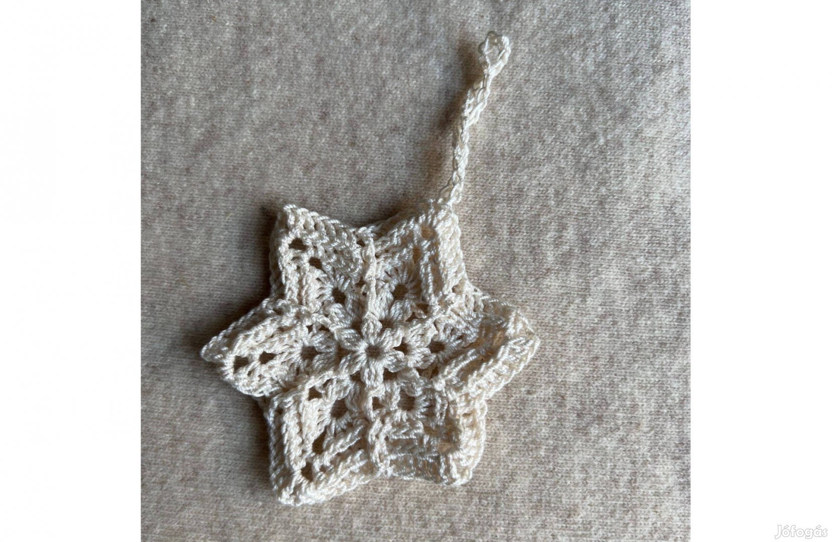 Dísz - Horgolt csillag 1 db