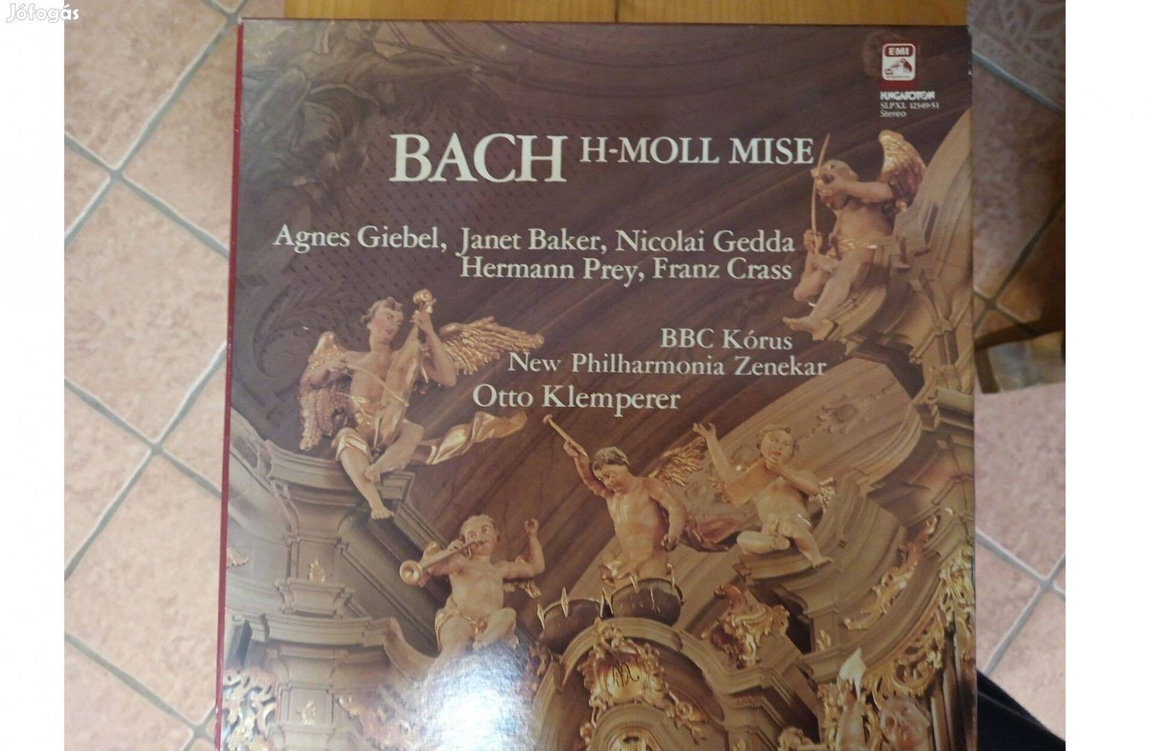 Díszdobozos Bach H-Moll mise bakelit hanglemez album eladó