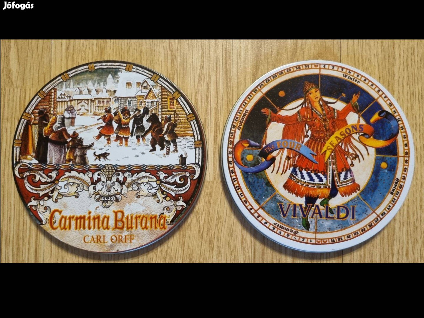 Díszdobozos CD-k - Carl Orff Carmina Burana Vivaldi Négy