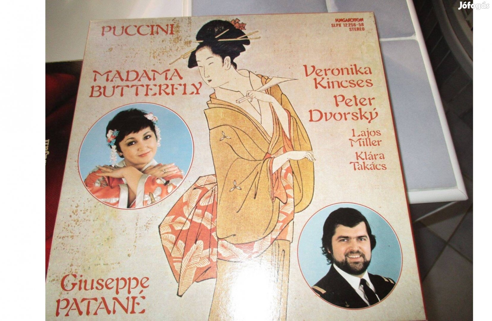 Díszdobozos Puccini Madama Butterfly vinyl hanglemez album eladó