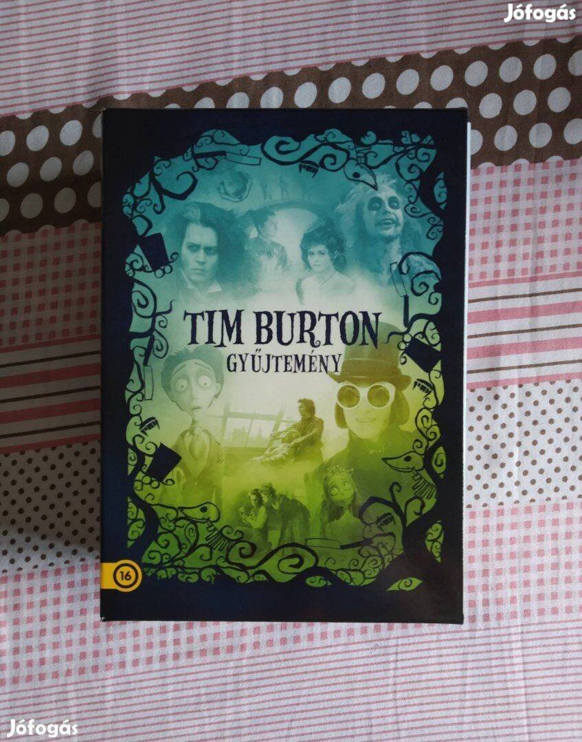 Díszdobozos Tim Burton dvd gyűjtemény