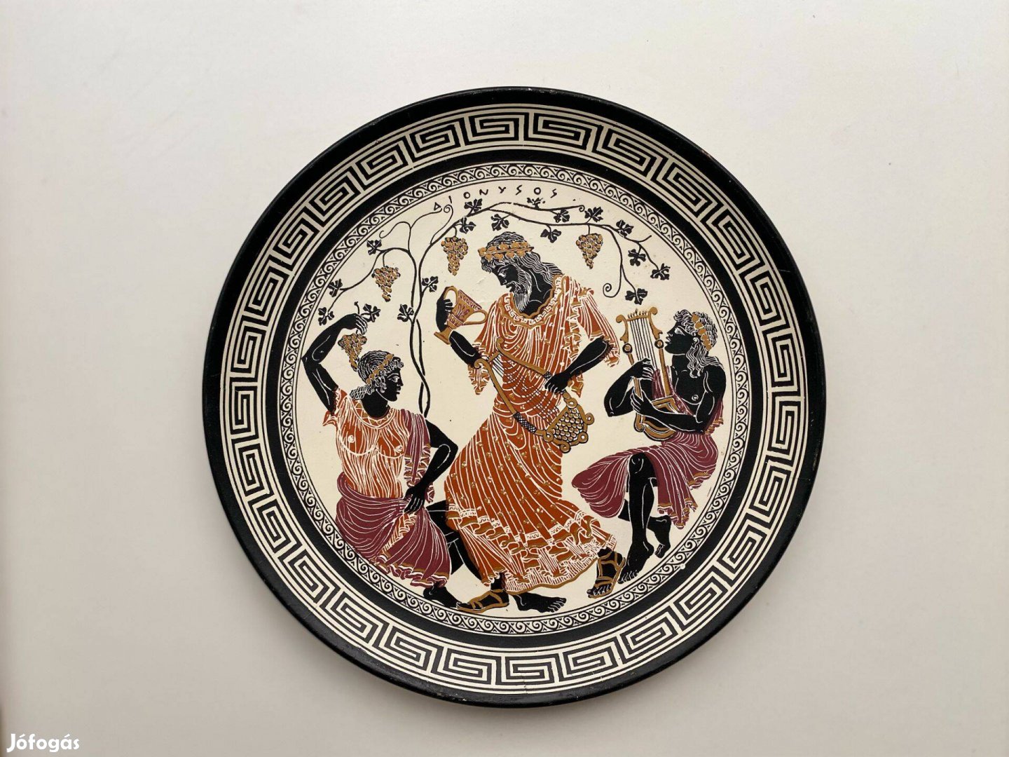 Dísztányér-Dionüszosz