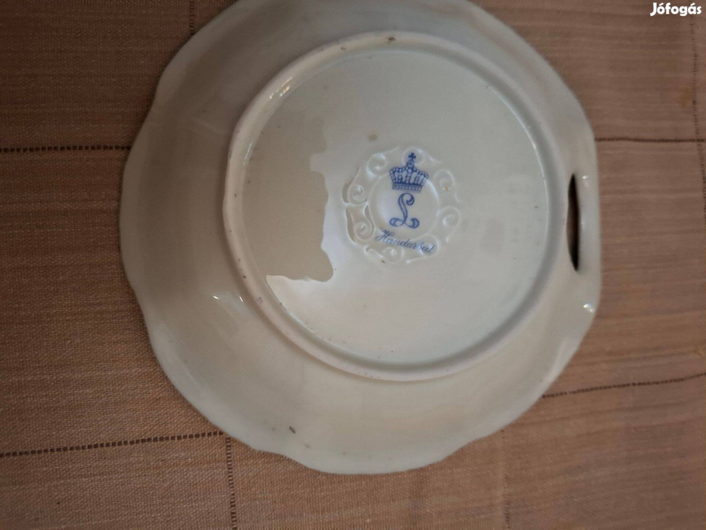 Dísztányér, nemet porcelán
