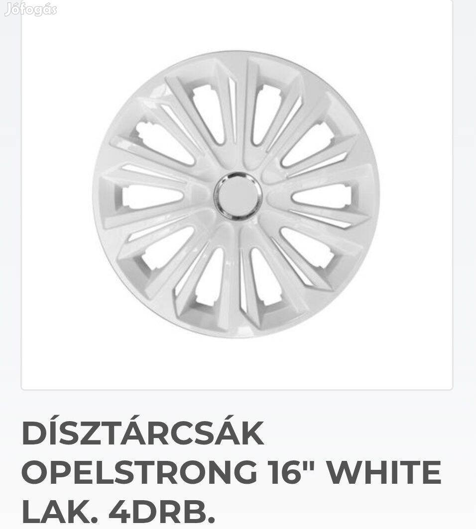 Dísztárcsák Opelstrong 16" White lak. 4db