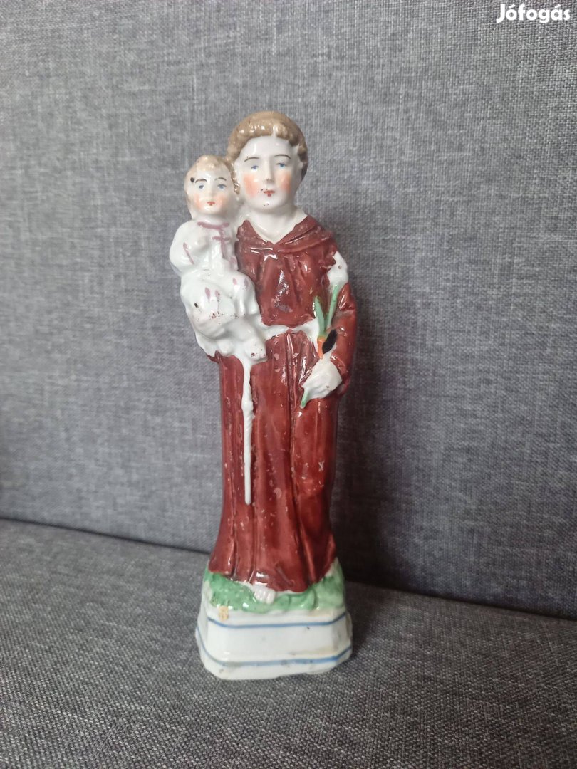 Dísztárgy Mária és a kis Jézus porcelán