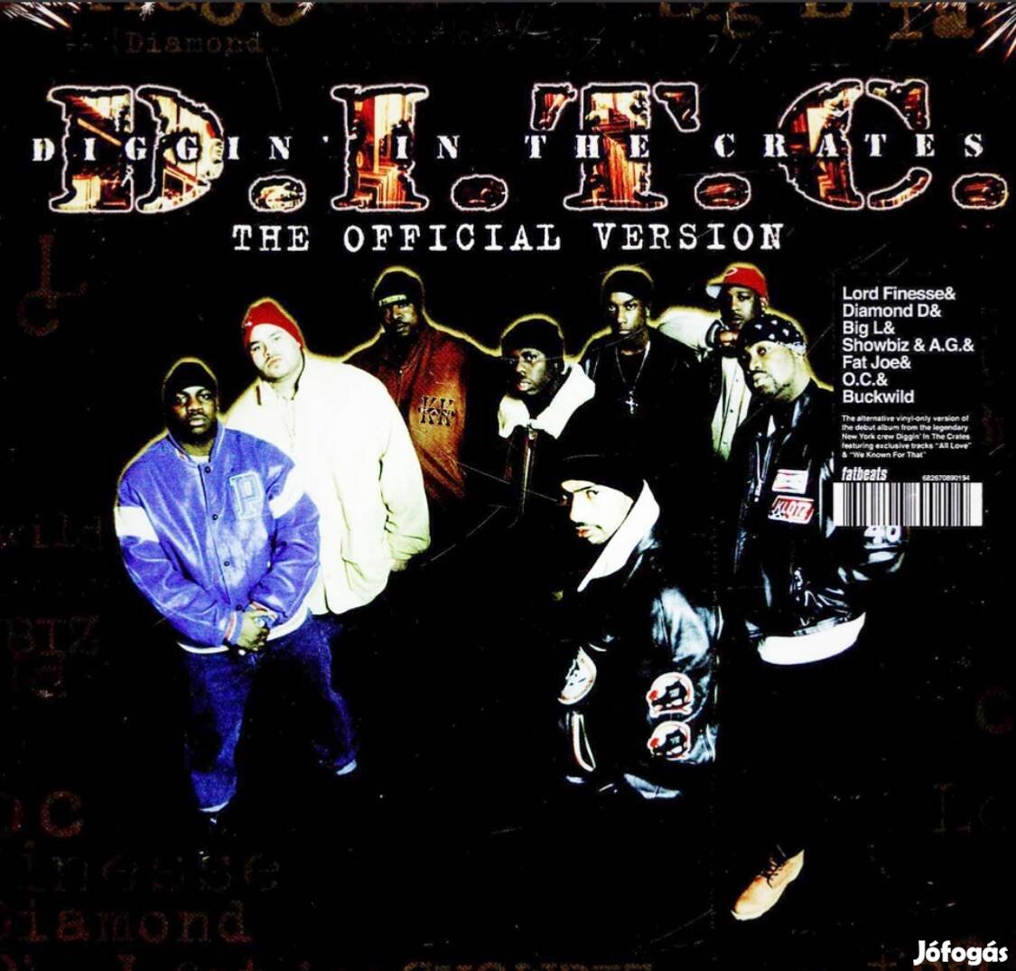 Ditc hip hop 2LP új bakelit vinyl lemez