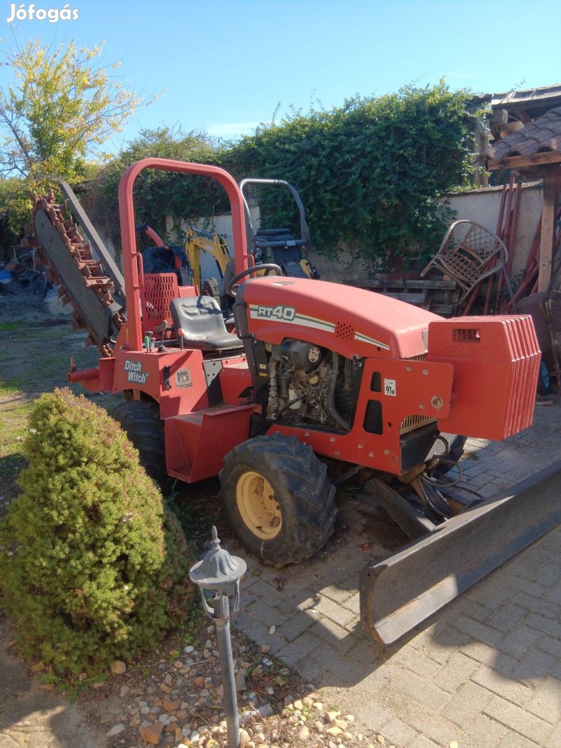 Ditch witch rt 40 arokaso,kotro( bobcat) elado