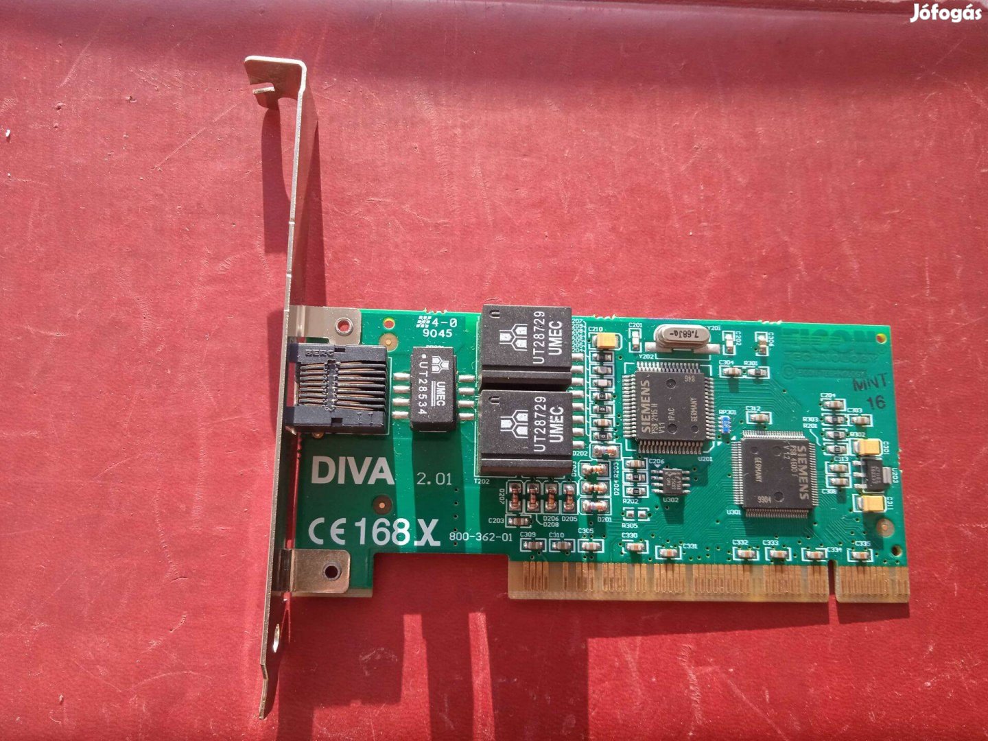 Diva ISDN , ISA-PCI kártya , működik