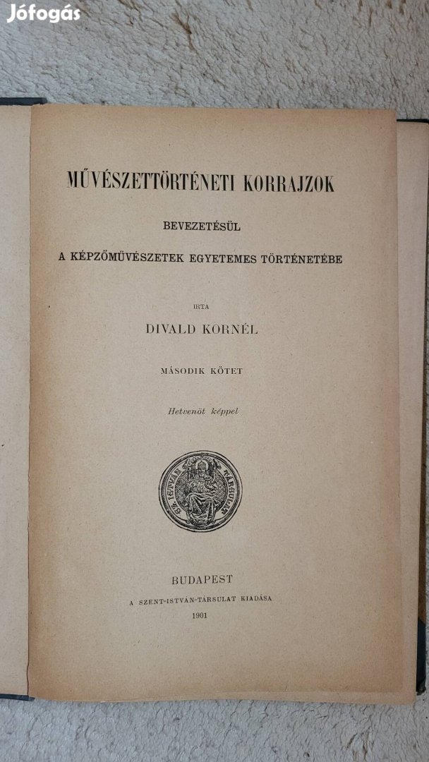 Divald Kornél: Művészettörténeti korrajzok I.- II.