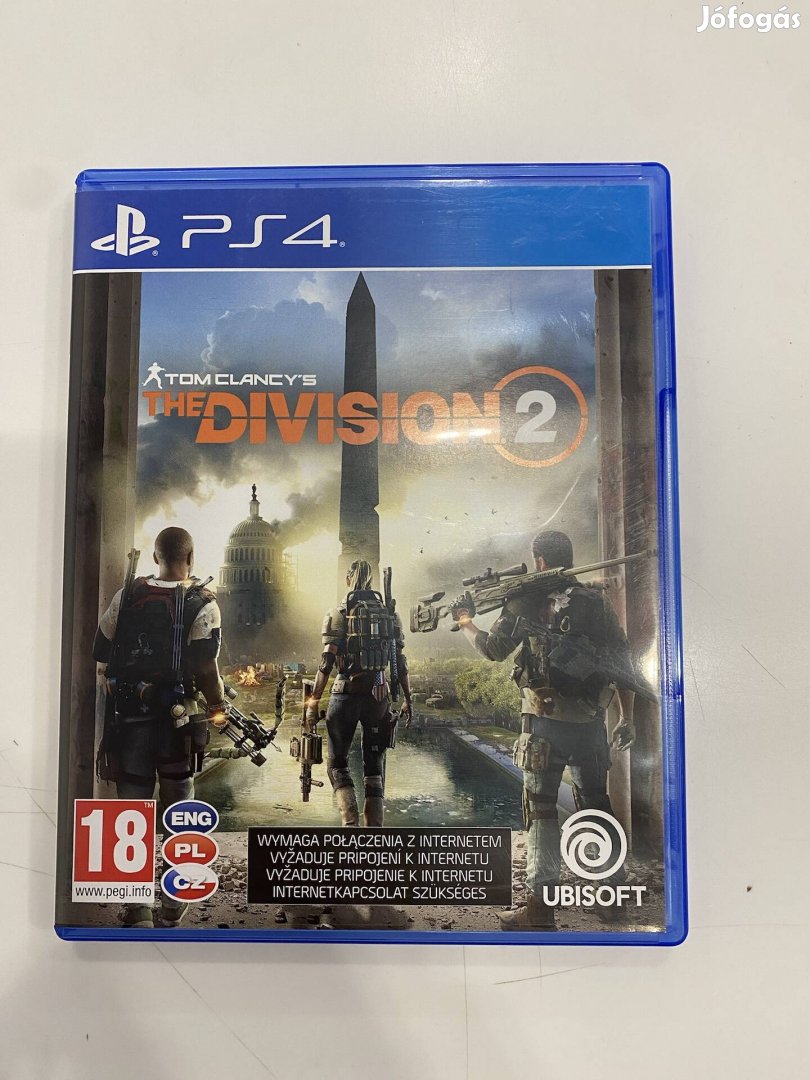Division 2 PS4 játék szoftver 