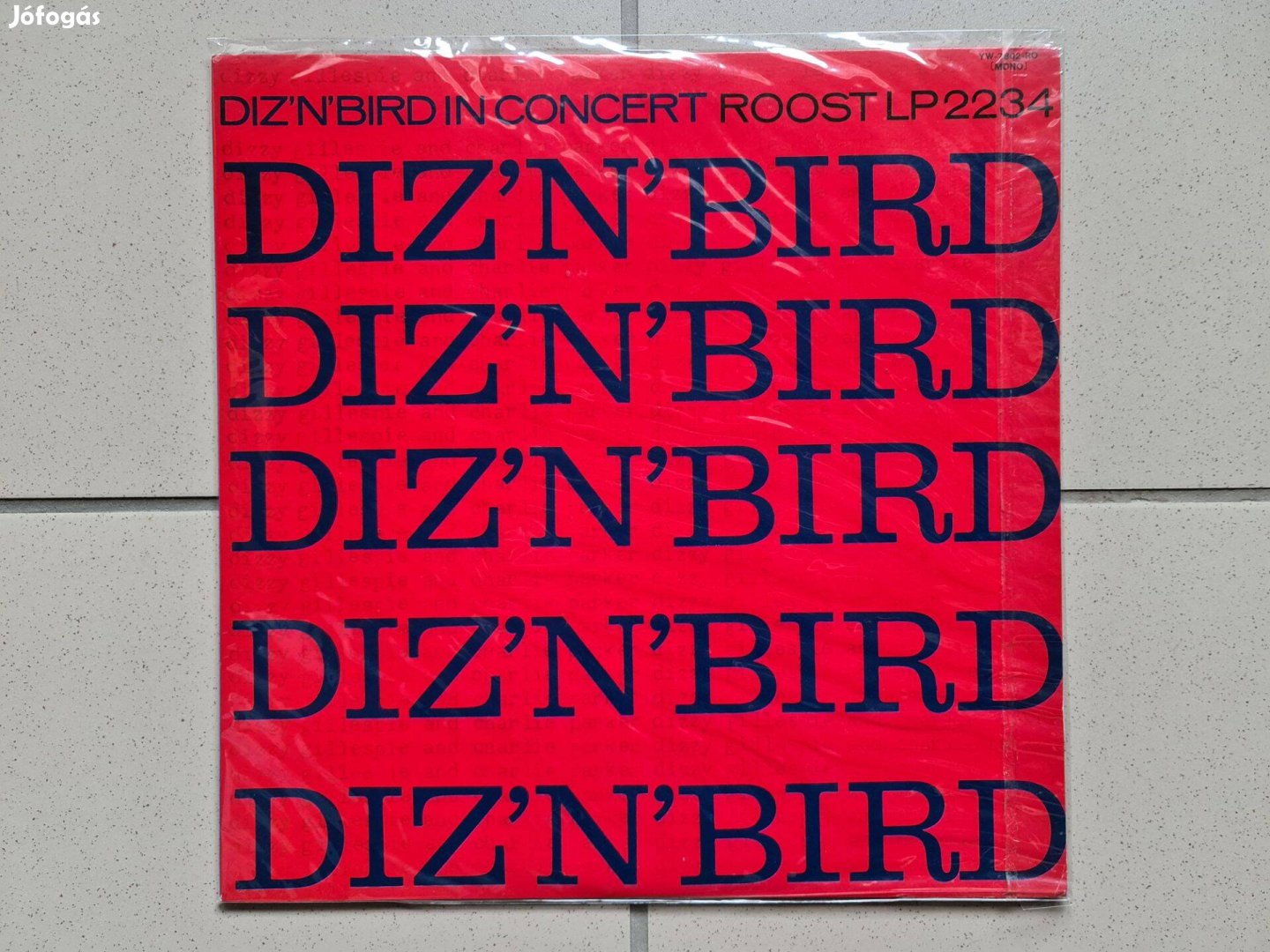 Diz 'n' bird in concert, vinyl bakelit lp hanglemez