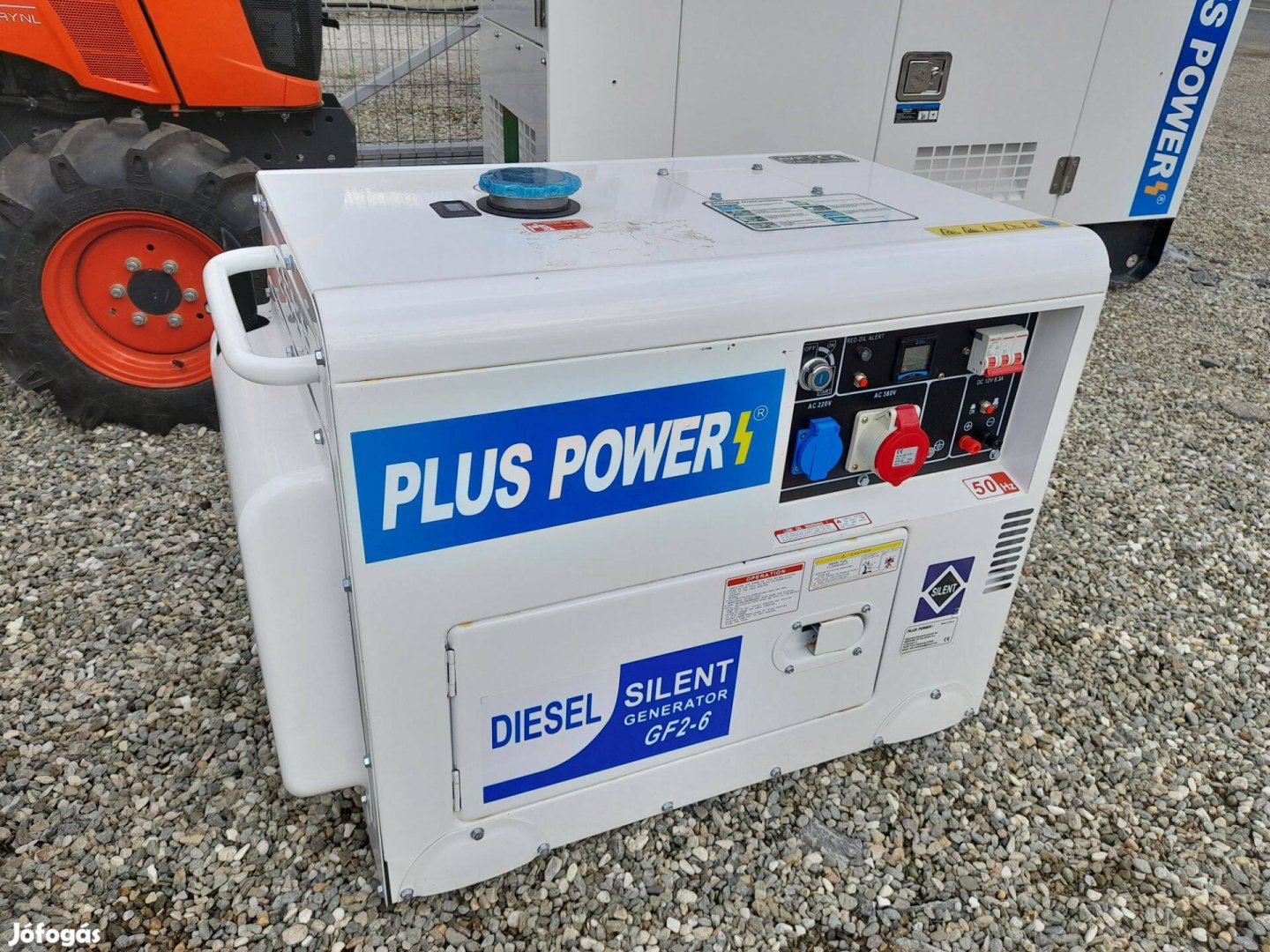 Dízel generátor Plus Power GF2-6 (5 KW ) Új - videoval