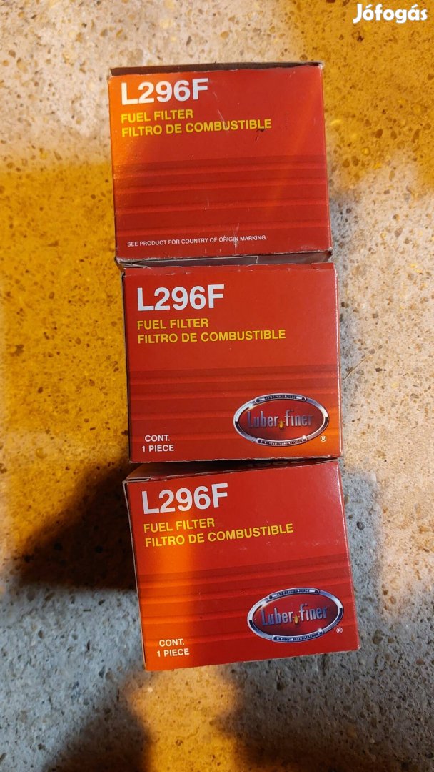 Dízel üzemanyagszűrő L296F 3db